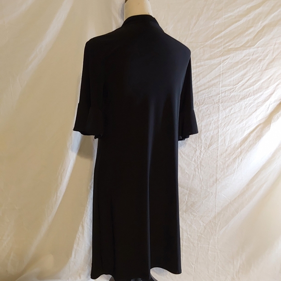 Tiffany & Grey Dress/Jacket 1 Piece Combo Black/White Medium - Picture 4 of 8